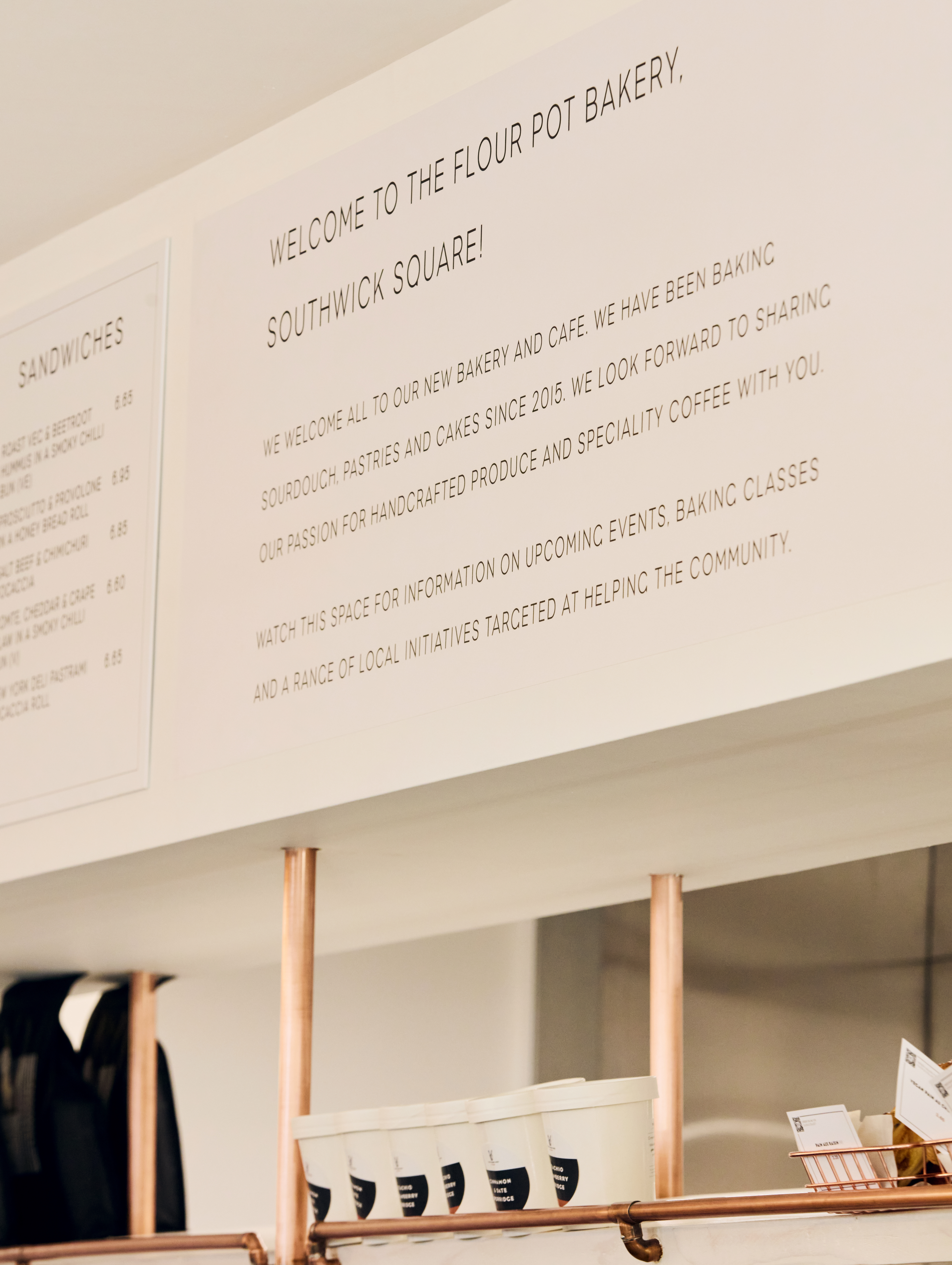 Flour Pot Bakery Menu Printing